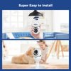 Hiseeu Light Bulb Security Camera Wireless WiFi 5G&2.4GHz,10X Zoom PTZ Light Socket Security Camera for Home, 2-Way-Audio, Auto Tracking & Alarm, 3MP Color Night Vision, SD & Cloud Storage (Dual Lens)