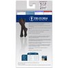 Truform Women's Compression Stockings, 15-20 mmHg, Knee High Length, Open Toe, Opaque, Black, Medium
