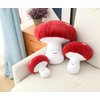 Hynbase 3D Plush Mushrooms Cute Stuffed Pillows Sofa Car and Bed Cushions Lovely Throw Pillow Cool Mushroom (15.7")