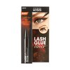 KISS Lash GLUEliner, 2-in-1 Felt-Tip Eyeliner and Lash Adhesive, Long Lasting Wear, Can Be Used With Strip Lashes and Lash Clusters, Net Wt. 0.7 mL (0.02 fl. oz.), Black