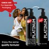 Wet Platinum Silicone-Based Lube for Men, Women & Couples, 32 Fl Oz - Ultra Long-Lasting & Water-Resistant Premium Personal Lubricant - Safe to Use with Latex Condoms - Non-Sticky & Hypoallergenic