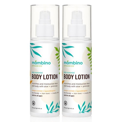 Mambino Organics Daily Essential Body Lotion – Natural &amp; Non-Toxic Moisturizer with Sri Lankan Co...