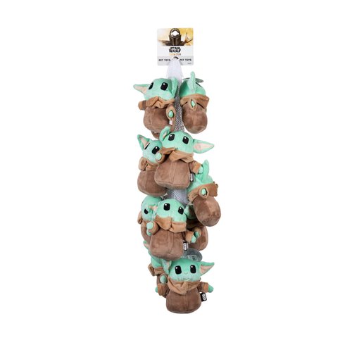 Star Wars for Pets The Mandalorian The Child Plush Figure Dog Toys Bulk 12 Pc Clipstrip | 6 Inch Small Dog Toys from The Mandalorian | Soft,Plush,Squeaky, Great for Small Pet Shops,Assorted,(FF18969)