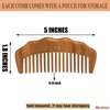 The Moreinday Wooden Comb for Women, Wooden Wide Tooth Comb, Wood Comb for Men, Green Sandalwood Comb Hair Comb