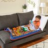 EVERYDAY KIDS Toddler Throw Blanket - 30" by 40" - Under Construction - Super Soft, Plush, Warm and Comfortable