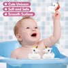 No Hole Bath Toys,Unicorn Bath Toys for Toddlers 1-3,Soft Unicorn Bathtub Toys for Kids Girls Boys Presents Set