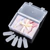 NMKL38 60Pcs Dual Forms Nails Touch Crystals Silicone Molds Forms for Creating Relief Design on Nails Reusable Silicone Forms Universal