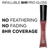 L’Oreal Paris Makeup Infallible 8 Hour Hydrating Lip Gloss, Truffle, 0.21 Fl Oz