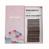 Bodermincer 180pcs D Curl Black/Brown 12-14-16mm Mixed/14-16-18mm Mixed Length EyeLashes Lash Cluster False Eyelashes (Brown, Brown 8-10-12mm Mixed)