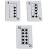 LEARNING ADVANTAGE Ten Frame Playing Cards - Set of 44 - Learn and Recognize Numbers 1-10 - Practice Subitizing - Early Math Resource