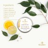 Waxelene Citrus Aerated Lip Balm Tin 4 Piece, Best Lip Balm Ever Organic Multipurpose Ointment Baby Eczema Dry Sensitive Skin Chapped Lips Moisturizer