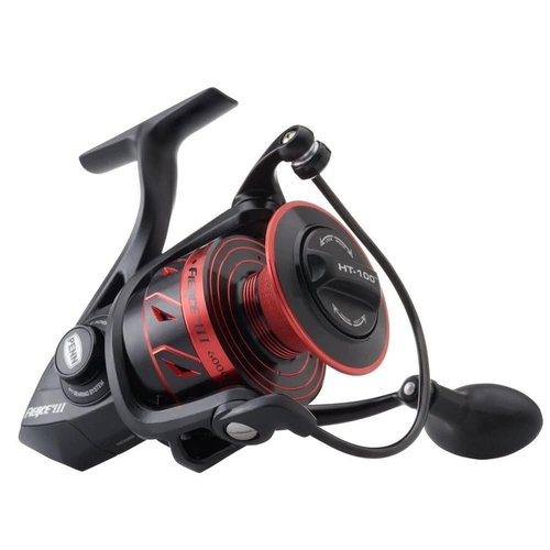 PENN Fierce III Spinning Inshore Fishing Reel, Size 4000, Right/Left Handle Position, Front Drag for Smooth Operation, Saltwater Fishing Reel