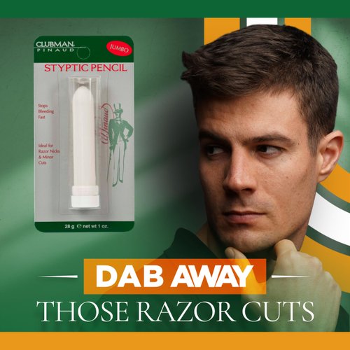 Clubman Pinaud Jumbo Styptic Pencil, 1 Oz, (Pack of 6)