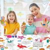 Yungyan 1 Pieces Ocean Animals Coloring Tablecloth for Classroom Giant Summer Coloring Poster Sea Tablecloth Mermaid Shark Activity Table Cover for Sea Themed Birthday School Parties 54 x 104 Inch