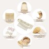 Dreamlover Wig Clips, Hair Extension Clips, Wig Clips to Secure Wig, 10 Teeth, Beige, 30 Pieces