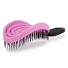NuWay 4HAIR DoubleC U.S. Patented Double Curved Detangling Brush (Rose Pink)