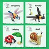 KAZI Bugs Building Toy Set,Insect Collection Building Blocks Including 8 Different Bug,STEM Toys for Kids Age 8 and Up,Play and Display Gift Idea for Boys and Girls