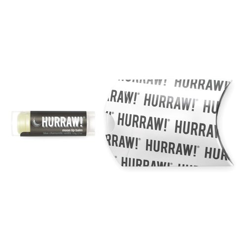 Hurraw! Moon Night Treatment (Blue Chamomile, Vanilla) Lip Balm: Organic, Certified Vegan, Cruelty and Gluten Free. Non-GMO, 100% Natural. Bee, Shea, Soy and Palm Free. Made in USA