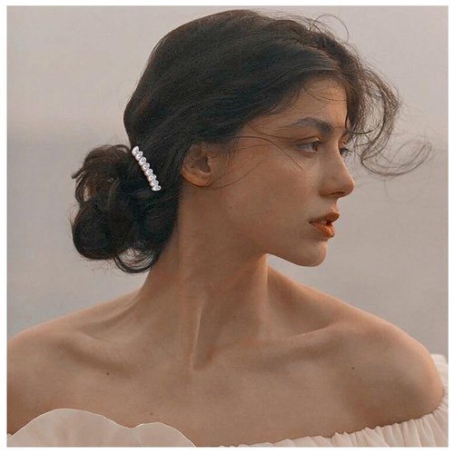 Allereyae Vintage Crystal Hair Comb Barrette Rhinestone Wedding Comb Barrette CZ Side Comb Hair Comb Crystal Wedding Headpieces Gold Rhinestone Bride Hair Accessories for Women