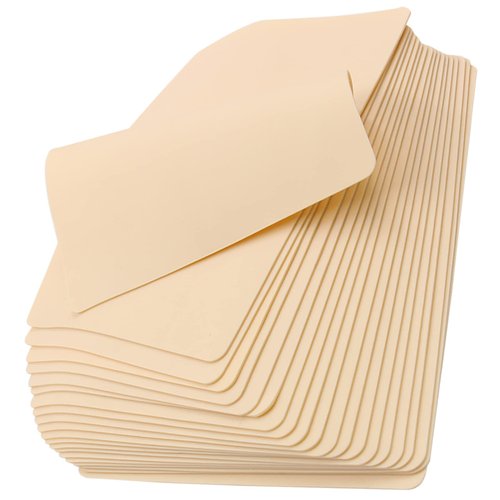 Blank Tattoo Practice Skin - Romlon 20Pcs Tattoo Skin Practice 8'' x 6'' Double Sides Tattoo Skin Microblading Eyebrow Fake Skin for Tattoo for Beginners and Experienced Artists Tattoo Supplies…
