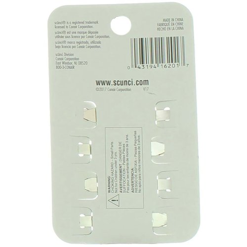 Scunci 1620103a048 Medium Hair Clips 4 Count