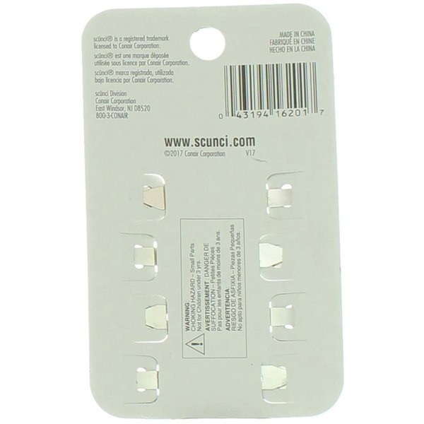 Scunci 1620103a048 Medium Hair Clips 4 Count