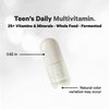 Codeage Teen’s Daily Multivitamin Supplement, 25+ Vitamins & Minerals for Teenage Boys & Girls, Organic Whole Foods Vitamins for Teenagers, Vitamin A, B Vitamins, Vitamin C, D, E, K, Omega-3, 2 Pack