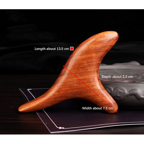 Broman Reflexology Tools, Wood Therapy Massage Tools, Widely Used as Head Neck Hand Waist Calf Leg Foot Massager, Small Tool but High Usefulness – Wing Shape Massager