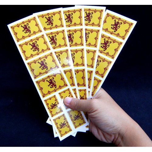 40 Tattoos: Scotland Rampant Lion Flag, Scottish Party Favors