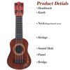 Toddmomy Kids Ukulele Toys 4 Strings Toddler Ukulele Kids Guitar Ukulele Musical Instrument Early Education Toys for Kids Toddler Beginners