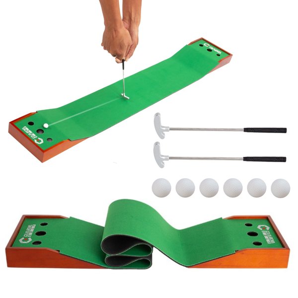 GAIARENA G Golf Desktop Tabletop Putting Game Fun Office Desk Golf Christmas Stocking Stuffers, Golf Gift for Dad Husband Boyfriend Coworkers Executive Man Golfers Table Desk Top Golf Game for Adults
