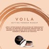 Osmosis Voila Finishing Loose Setting Powder Makeup, Oil Absorption Balanced with Hydration, Flawless Blurring Powder For All Skin Types - Medium, 0.23 Oz