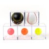 Peak Athletix Baseball & Golf Ball Display Case Acrylic Cube Square Clear Memorabilia Display & Storage Sports Official (Golf Ball Case, 1EA)