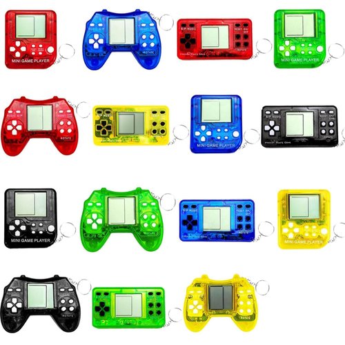 MEZHOBBY 15Pcs Video Game Party Favors for Kids, Arcade Video Game Keychain Video Game Party Supplies Party Favors Classroom Prizes Birthday Gifts Fidget Toys for Boys and Girls Easter Stuffing