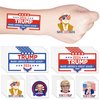 Y&C TENCOB Donald Trump Temporary Tattoos for Adults Kids Girls Boy, 30 Sheets President 2024 Tattoos Stickers Campaign Party Gag Novelty Gifts Supplies Favors(Trump)