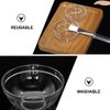 CALLARON 12pcs Mask Bowl Mask Brush Soft Applicator Makeup Applicator Silicon Spatula Silicone Spatula Turner Diy Mask Tools Clear Mixing Bowls for Clay Transparent Salad Bowl