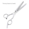 Dog Grooming Scissors Kit with Round Tip, Set of 5 Cat Dog Scissors, Stainless Steel Pet Grooming Shears, Straight, Curved, Thinning Shears, Comb for Full Body, Face, Nose, Ear & Paw