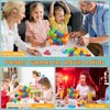 70 PCS Tower Stack Game, Balance Stacking Toys Tetra Tower Games for Adults & Kids, Stack Attack Building Blocks for Party, Travel, Team Building, Gifts for Families, Boys and Girls