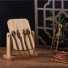 8 Pieces Wooden Hair Sticks Japanese Hair Chopstick for Women Bun Maker, Chinese Chopstick Hair Pins for Women Long Hair Handmade Chignon Maker Hair Accessories (Classic Pattern)