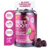 Beet Chews for High Blood Pressure 4000 mg - Beet Root Gummies with Tart Cherry Extract - Nitric Oxide Supplements - Support Cardio Health and Energy - No GMO, Pectin Based Beets - for Women and Men