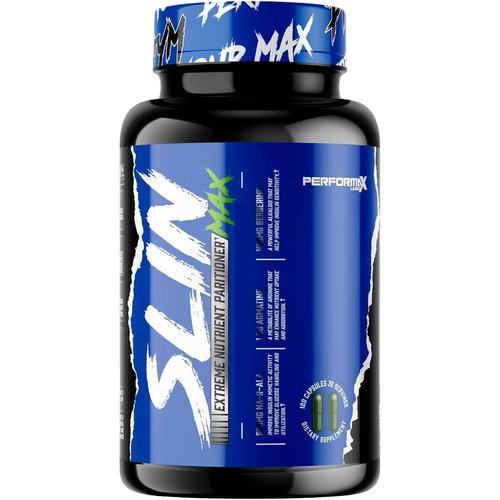 VitaBoost SLIN Max Nutrient Partitioning Complex - Increase Mass & Size 30 Servings (120 Capsules, Pack of 1) and Pill Holder by GeoMetal™