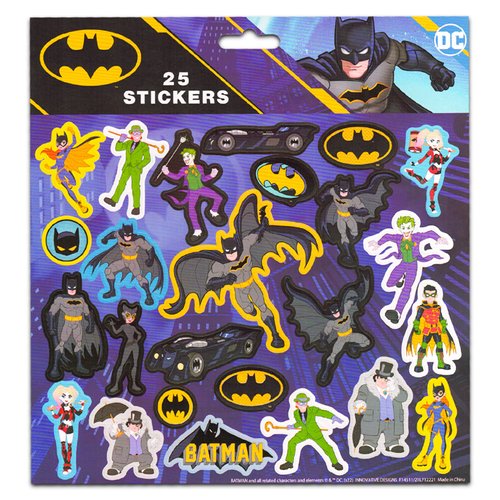 ZYZYZK Batman Stickers Party Favors Bundle - 200 Batman Stickers for Kids Featuring Robin, Harley Quinn, The Joker and More for Arts and Crafts, Party Favors (Batman Toys Party Supplies)