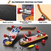 TIME4DEALS 4 PCS Finger Toys Professional Finger Boards Mini Skateboard Fingerboards for Creative Fingertips Movement, Skateboard Educational Toys Party Favors Novelty Toys for Kids Boys Girls Gifts