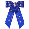 4th of July Hair Accessories - American Flag Star USA Patriotic Bow Clips, Blue Hair Bows for Women, Party Favors and Gifts