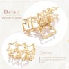 Fashey Hair Claw Clips Star Hair Claws Mini Crystal Hair Clip Strong Hold Hair Jaw Clips Hair Accessories for Women and Girls(Pack of 3)
