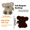 Fridge Magnet for Toddlers 1-3, Full Back Magnetic Rubber Cute Animals Refrigerator Magnets for Kids Magnets for Fridge Toddler Magnets for Refrigerator Baby Educational Learning Toy Children Gift