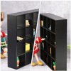 Home Decor Doll House Furniture Miniature Wooden Storage Rack 16 Grid Display Shelf Model Wooden Mini Doll House Furniture Accessories Decoration 1: 12 Storage Rack Locker Shelf