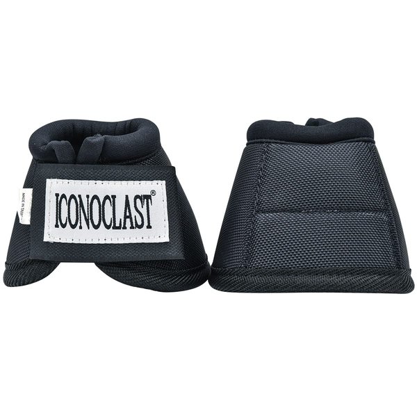Iconoclast Horse Bell Boots Medium Black