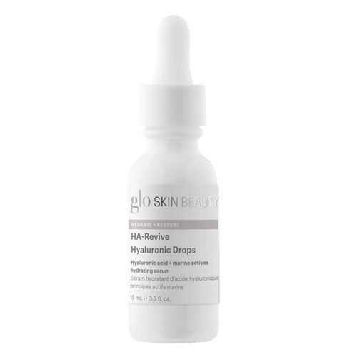 Glo Skin Beauty HA-Revive Hyaluronic Drops, Travel Size - Hydrating Serum, Boosts Moisture Levels for Refreshed, Radiant Skin (0.43 Fl Oz)