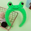 YARIEW Frog Ears Headband Plush Animal Ears Headband Frog Headband Spa Face Wash Headband Cute Ears Head Band Frog Costume Party Hair Accessories for Adult Women Kids